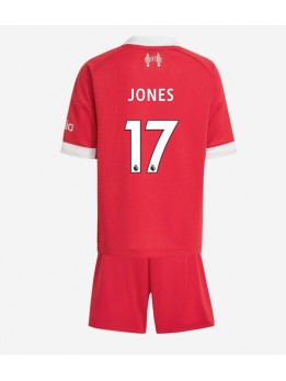 Billige Liverpool Curtis Jones #17 Hjemmedraktsett Barn 2025-26 Kortermet (+ Korte bukser)